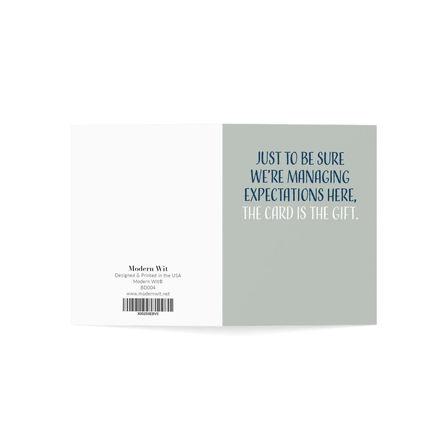 Happy Birthday Card, The Card Is The Gift