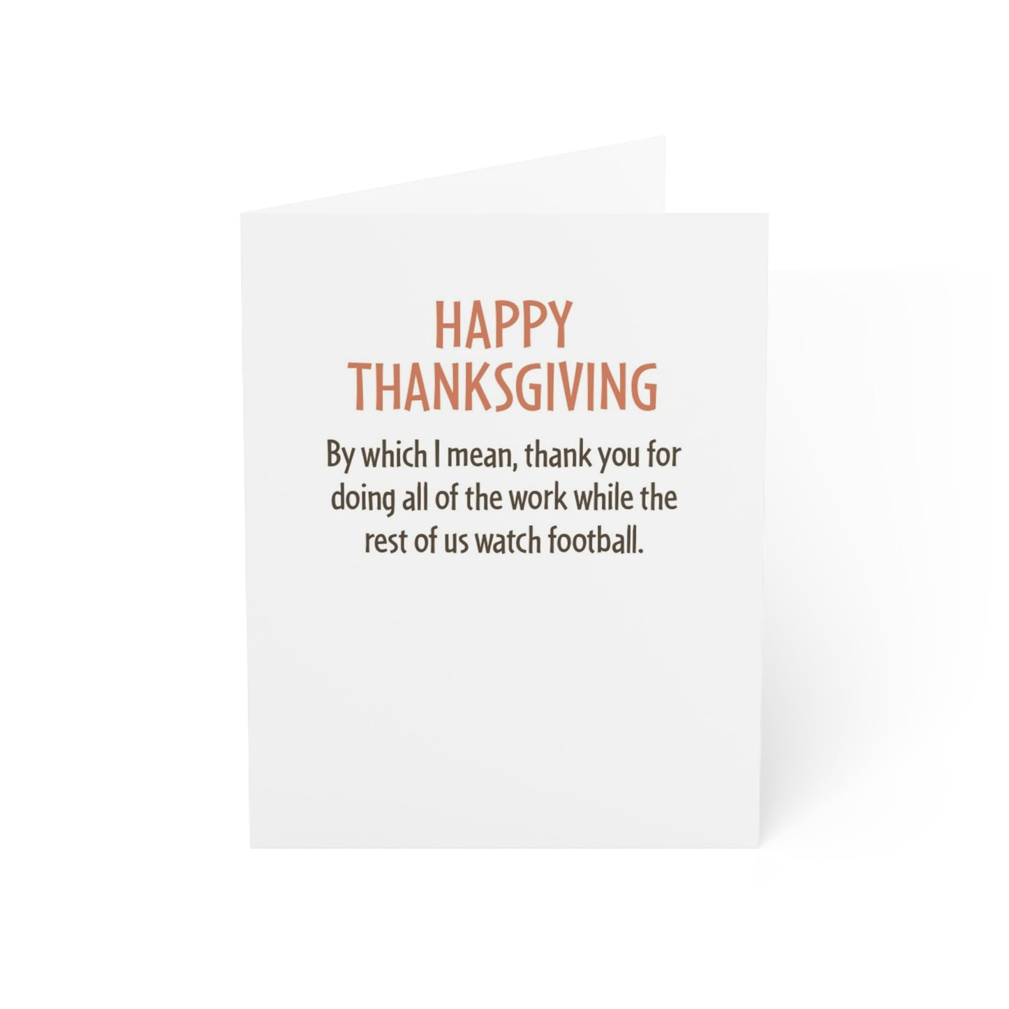 Funny Thanksgiving Cards With Envelopes, Happy Friendsgiving Greeting Cards