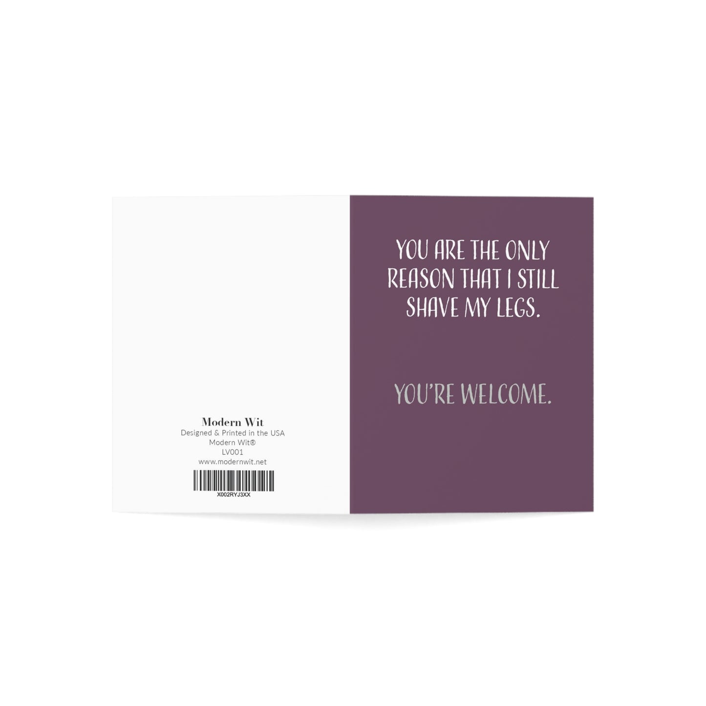 Anniversary Husband or Wife, Funny Valentines Day For Him or Her, I Love You Greeting Card