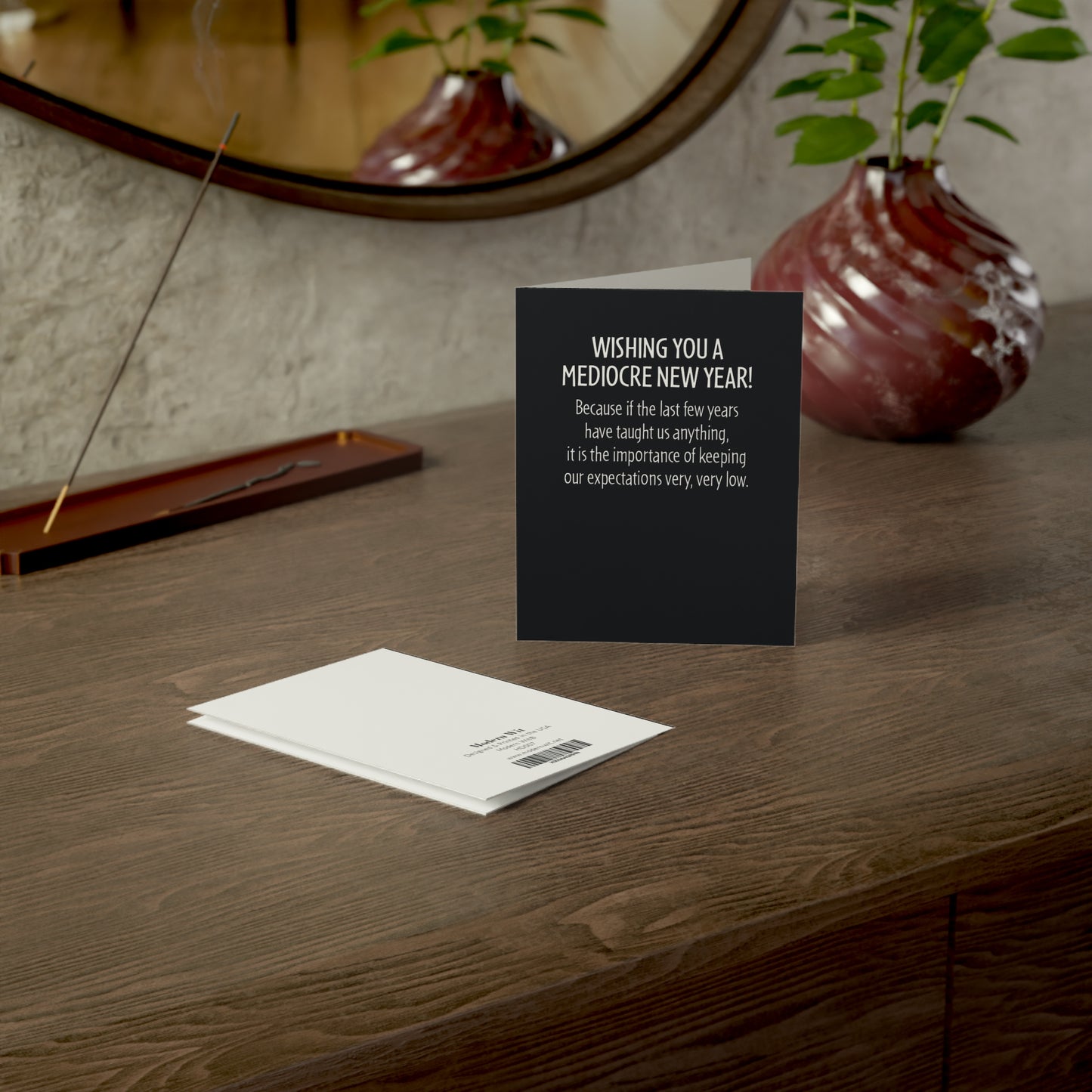 Funny New Years & Christmas Greeting Cards Boxed Envelopes