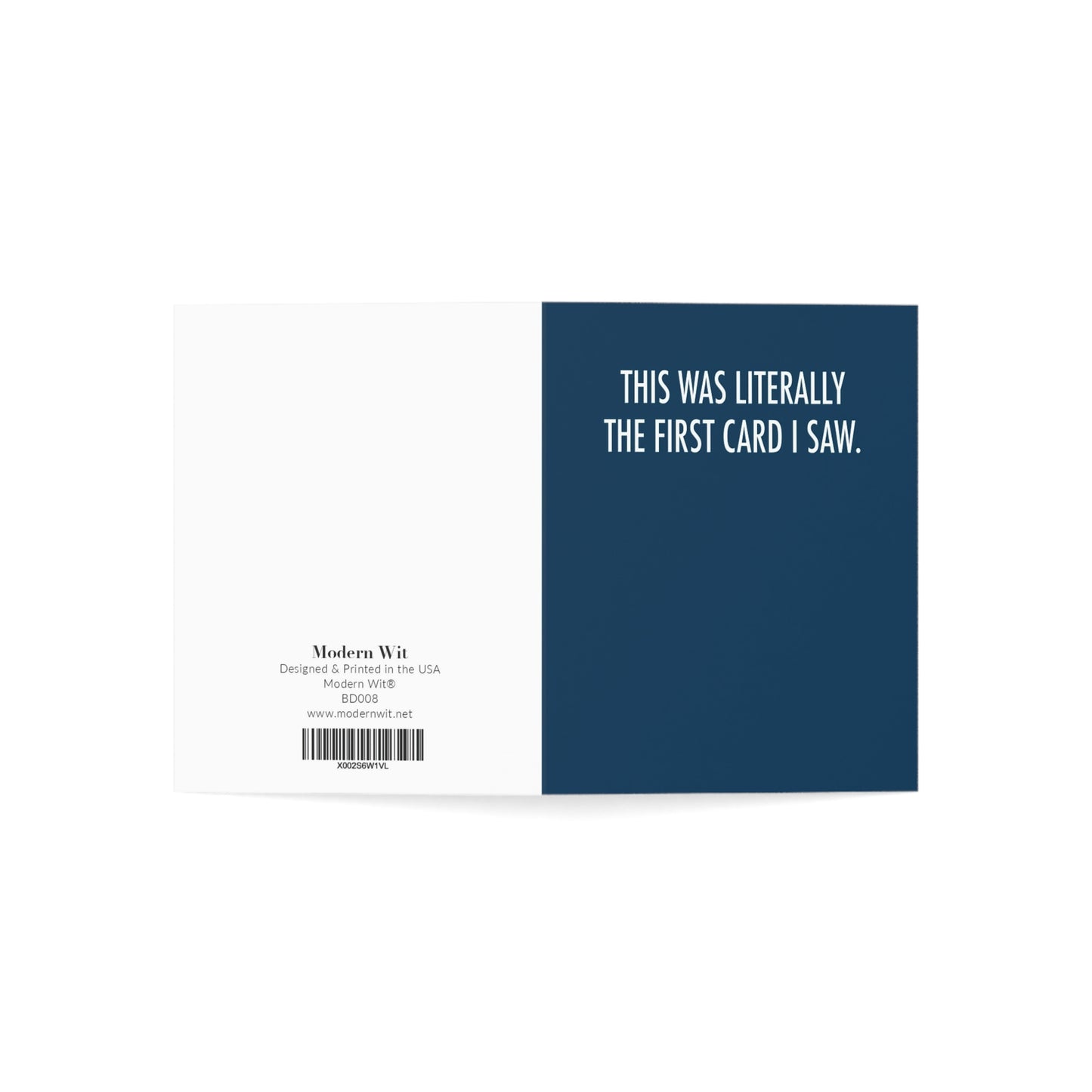 Funny Birthday Greeting Cards For Men and Women, This Was Literally The First Card I Saw