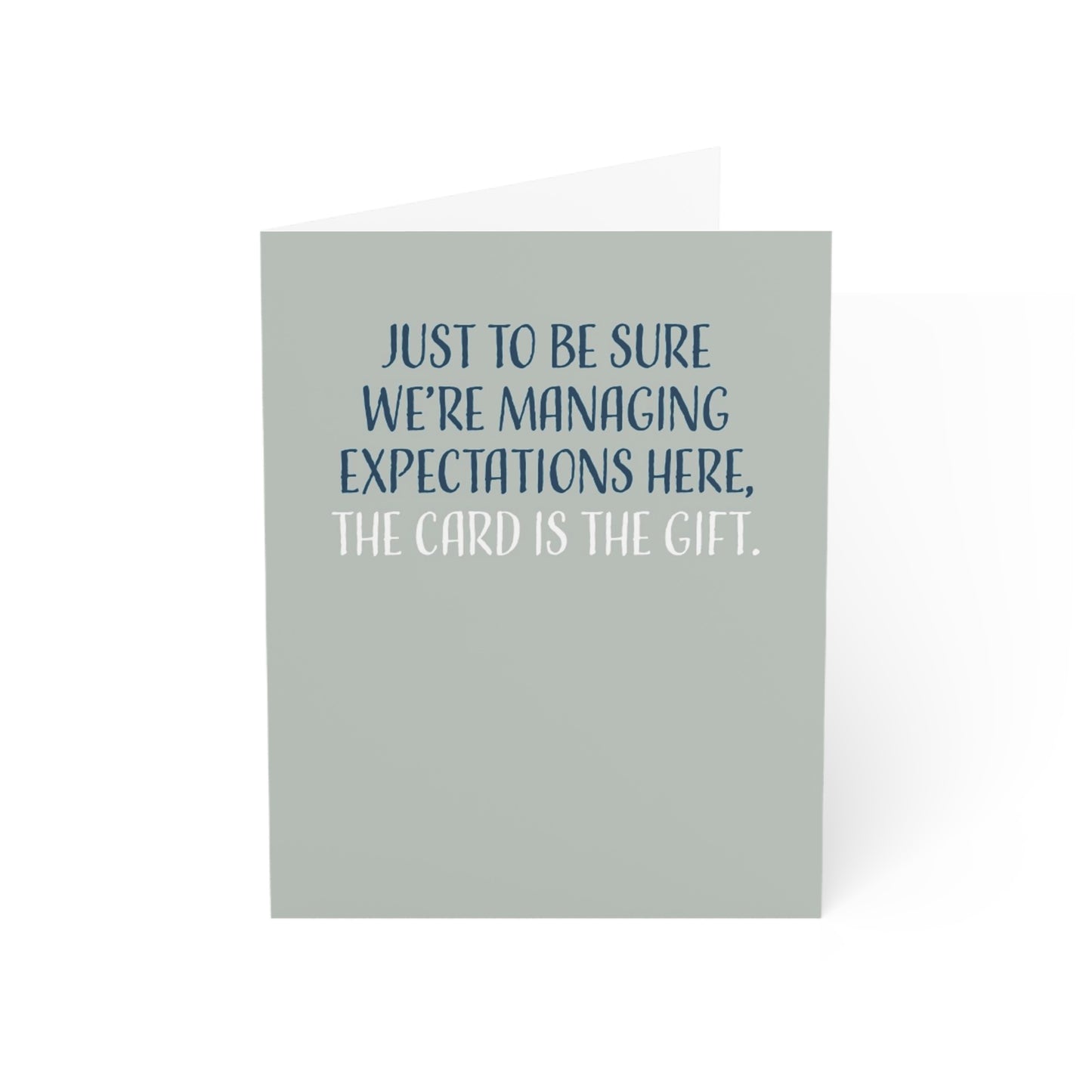 Happy Birthday Card, The Card Is The Gift