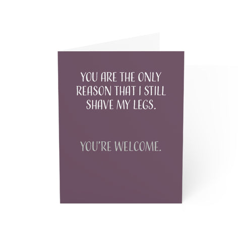 Anniversary Husband or Wife, Funny Valentines Day For Him or Her, I Love You Greeting Card