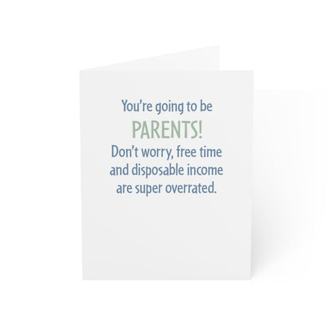 New Baby Shower Greeting Card, Gender Reveal Party, Expecting Parents, Pregnancy, You're Going To Be Parents